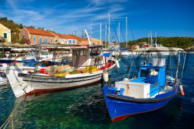 Fiscardo boats, Kefalonia, download image, high resolution, скачать изображение в большом разрешении
